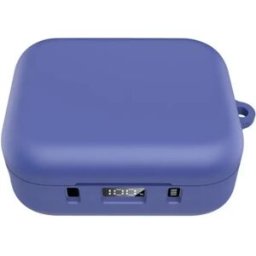 INF Étui de protection en silicone anti-chute et anti-poussière pour écouteurs Bluetooth Soundcore P41i Bleu foncé