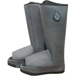INF Masseur de pieds par compression d'air chauffant – Chauffage intelligent 3 températures, 360° 5 chambres d'air,