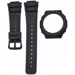 INF Bracelet de montre en TPU pour Casio GA-2100/2110 - Noir