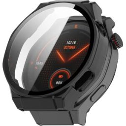 INF Protection d'écran intégrale compatible avec Honor Watch 5 Ultra - PC & Verre Trempé Le noir