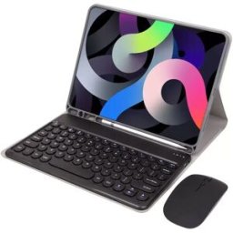 INF Étui Clavier Bluetooth Noir Minuit + Souris Bluetooth pour Samsung Galaxy Tab S9 11 pouces (X710/X716B/X718U)