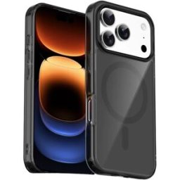 INF Coque de protection transparente antichoc magnétique MagSafe compatible avec iPhone 17 Air
