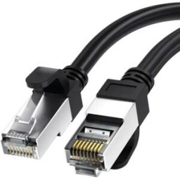 INF Câble Ethernet Cat6 Gigabit Cuivre Pur Double Blindage - Noir, RJ45, 1000Mbps, 250MHz, testé FLUKE 1,5 m