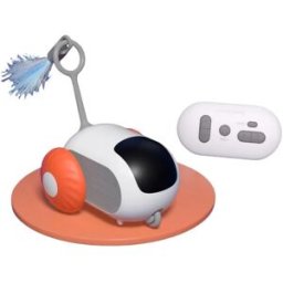 INF Runner Car : Jouet pour chat intelligent à double mode télécommandé Orange