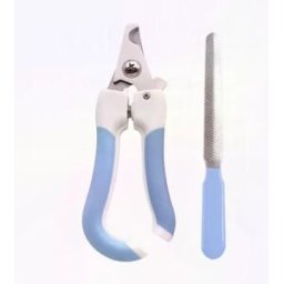 INF Coupe-ongles bleu pour chats avec garde de sécurité S