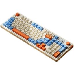 INF Clavier L98 compatible avec Xinghai – 98 touches, membrane ABS fine, rétroéclairage RGB, clavier filaire silencieux pour