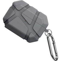 INF Étui de protection en TPU compatible avec AirPods Pro 2 - Housse antichoc et anti-poussière pour écouteurs Bluetooth Gris