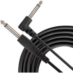 INF Câble Audio 6,35 mm Droit vers Angle Droit - Câble d'Instrument Stéréo pour Guitare, Basse, Clavier 3 m