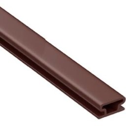INF Lot de 2 joint de porte profilé en I en mousse EPDM 1m – Autocollant, acoustique, anti-poussière et étanche Marron