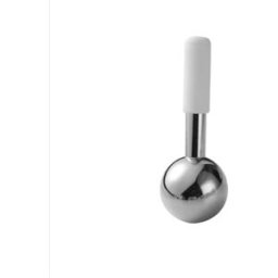 INF Marteau de massage facial en acier inoxydable 304 - Cuillère glacée rafraîchissante pour lifting, resserrement des pores et Argent
