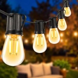 INF Guirlande Lumineuse Décorative LED 15M - 1W, Prise EU, Étanche pour Extérieur