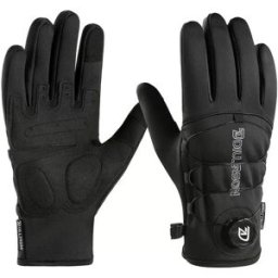 INF Gants de moto thermiques d'hiver pour hommes - Gants de conduite coupe-vent et imperméables XL