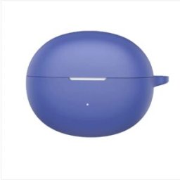 INF Étui de protection en silicone compatible avec les écouteurs Bluetooth QCY Crossky C50 - Antichoc et anti-poussière Bleu foncé