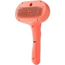 INF Peigne pulvérisateur rechargeable USB pour animaux avec brumisation atomisée et massage anti-statique, brosse toilettage Orange