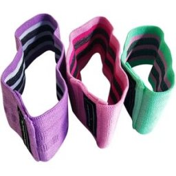 INF Ensemble de 3 Bandes de Résistance Élastiques pour Squats - Idéal pour les Exercices des Hanches et des Jambes 7 cm