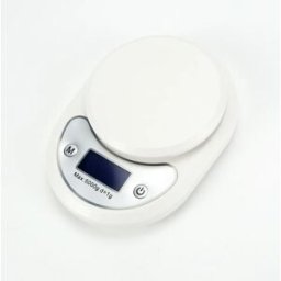 INF Balance de cuisine numérique 5kg précision 0.1g Écran LCD rétroéclairé, conversion d'unités, fonction tare