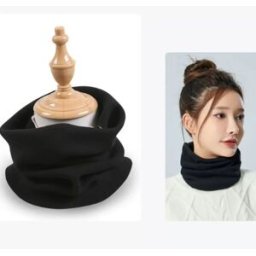 INF Cache-Cou Polaire Chaud d'Hiver - Tour de Cou Thermique Coupe-Vent pour Homme et Femme Le noir