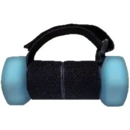 INF Lot de 2 sangles de cheville ajustables en nylon pour haltères et poulies, noir