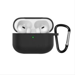 INF Étui de Protection en Silicone Compatible avec Apple AirPods Pro 3 - Anti-Rayures, Étanche Le noir