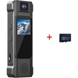 INF Caméra Corporelle 4K HD avec Carte Mémoire 128 Go - Portable, Portative et Facile à Utiliser