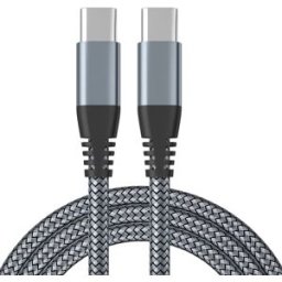 INF Câble de charge USB-C 60W pour iPhone 15/Plus/Pro Max Samsung Galaxy S24/S23/S22 3 m