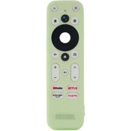 INF Étui de protection en silicone compatible avec la télécommande Walmart onn ANDROID TV 2K FHDSTREAMING Vert