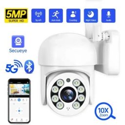 INF Caméra de sécurité PTZ 4MP Petite boule 1.5 pouce - Surveillance extérieure compatible avec l'application ICSee 32