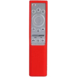 INF Housse de protection en silicone pour télécommande compatible avec Samsung BN59 Series Rouge