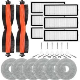 INF Kit de 20 pièces de rechange compatible avec l'aspirateur robot Xiaomi S20 Plus