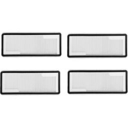 INF Jeu de 4 filtres de remplacement pour aspirateur robot - Filtres ABS+fibres, compatible avec YunJing Xiaoyao 003 et Narwal