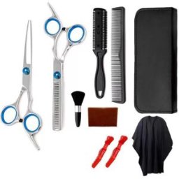 INF Kit de ciseaux de coupe de cheveux 10 pièces