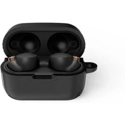 INF Étui de protection en TPU compatible avec les écouteurs Bluetooth sans fil Sony WF-1000XM5 - Antichoc, anti-poussière Le noir
