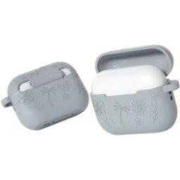 INF Étui de protection en silicone compatible avec Apple AirPods Pro 3 - Antichoc, étanche et anti-chute Gris