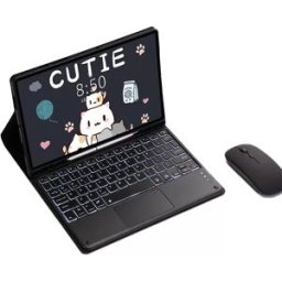INF Clavier et souris Bluetooth pour Samsung Galaxy Tab Samsung Galaxy Tab A7 Lite 8,7 pouces
