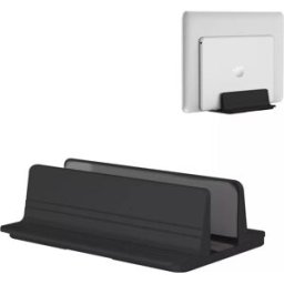INF Support vertical réglable noir pour ordinateur portable