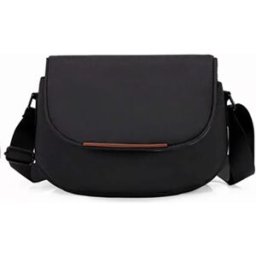 INF Sac d'appareil photo reflex numérique - Sac de rangement à bandoulière unique compatible avec Canon, Sony et Fujifilm Le noir