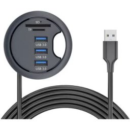 INF Hub USB 3.0 avec lecteur de carte SD/TF - 5 Ports