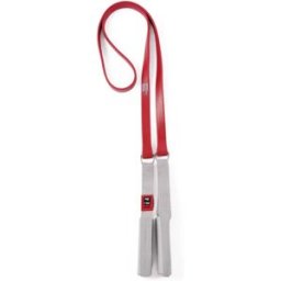 INF Bande de Résistance Yoga One-Strip 20lb, Bande Élastique en Latex avec Poignées et D-ring, 165cm x 2cm