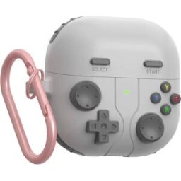 INF Étui de protection en silicone compatible avec les écouteurs Bluetooth Huawei Freeclip2 - Design Console de Jeux Gris