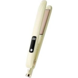 INF Lisseur et boucleur LCD 2-en-1 à température réglable Jaune