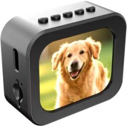 INF Mini caméra - Pack standard, appareil de poche noir avec zoom 8x, écran IPS, batterie 850mAh, prend en charge microSD 256GB