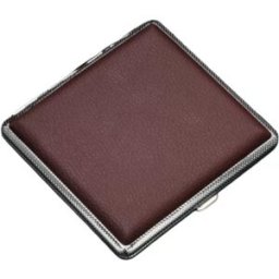INF Étui à Cigarettes en Cuir PU - Contient 20 Cigarettes, Portable & Anti-Écrasement Marron