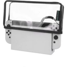 INF Housse de protection transparente contre la poussière pour console Nintendo Switch OLED