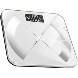INF Balance corporelle intelligente compatible with Type-C 300mAh rechargeable, écran LCD rétroéclairé, Bluetooth 4.0+,