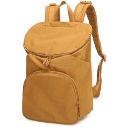 INF Sac à dos Nylon Oxford multi-compartiments déperlant - Compartiment ordinateur 16 pouces, capacité 20-35l, manchon trolley Jaune