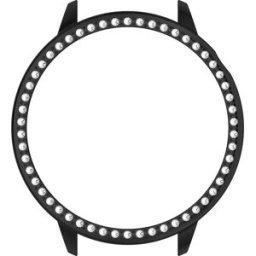 INF Coque de protection ajourée avec strass pour Oneplus Watch 3 43mm - Noire