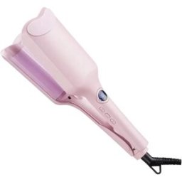 INF Fer à onduler Egg Roll – Double-baril tourmaline céramique, température réglable en ℃ par paliers de 10℃, écran LCD, arrêt Rose