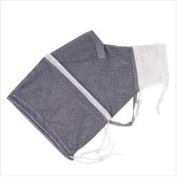 INF Sac de bain en maille pour animaux - Restriction ventilée pour toilettage chats et chiens, anti-griffures, léger et facile Gris
