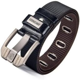 INF Ceinture tactique 1.5 inch en nylon élastique avec boucle à cliquet à libération rapide - Militaire, Plein air, Travail et