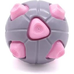 INF Balle couineur TPR pour chien : Jouet à mâcher interactif pour petits et moyens chiens Rose